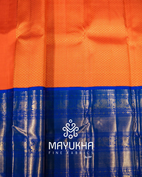 2 Gram Pure Gold Zari Kanchipuram Saree