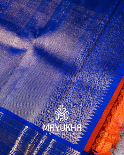 2 Gram Pure Gold Zari Kanchipuram Saree