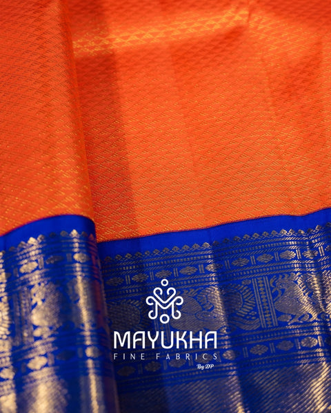 2 Gram Pure Gold Zari Kanchipuram Saree