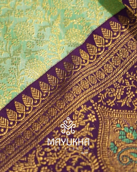 Kancheepuram Silk Saree with Meena Work