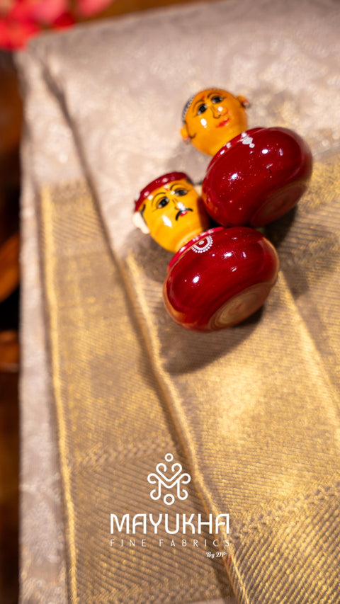 Kanchipuram Silk Saree – Pure 4G Gold Zari Jacquard