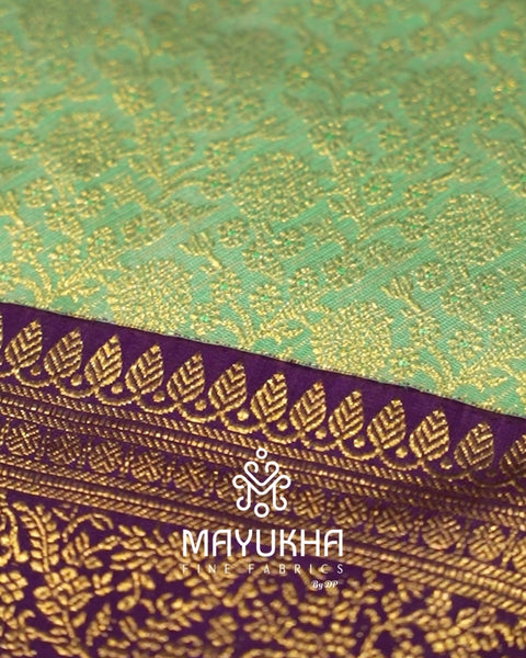 Kancheepuram Silk Saree with Meena Work