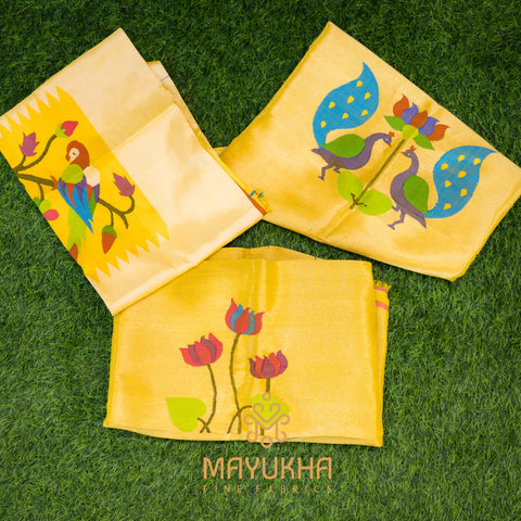 Paithini Blouse with Cream Shades
