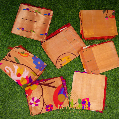 Paithini Blouse with Orange Shades
