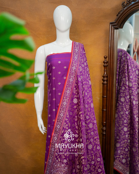 Jamdhani Salwar Suit – Royal Purple