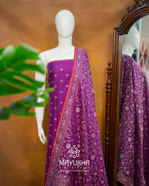 Jamdhani Salwar Suit – Royal Purple