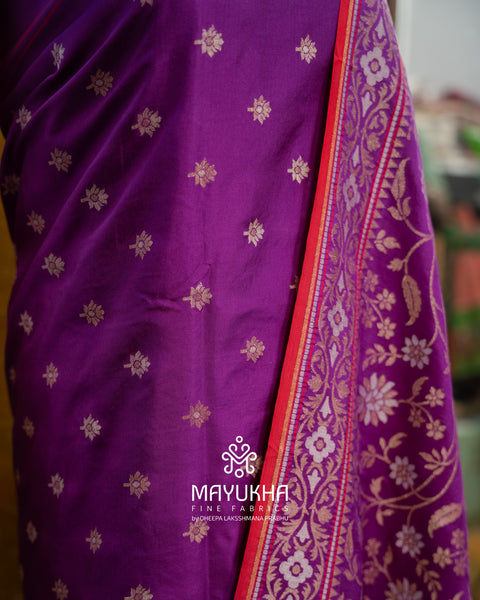Jamdhani Salwar Suit – Royal Purple