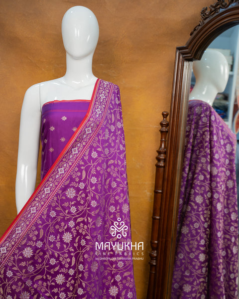 Jamdhani Salwar Suit – Royal Purple