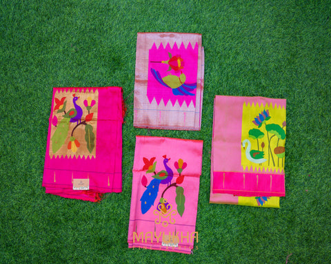 Paithini Blouse with Pink Shades