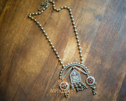 Designer Silver Necklace - 105 Grams Mayukhafabs