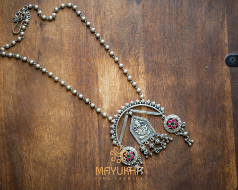 Designer Silver Necklace - 105 Grams Mayukhafabs