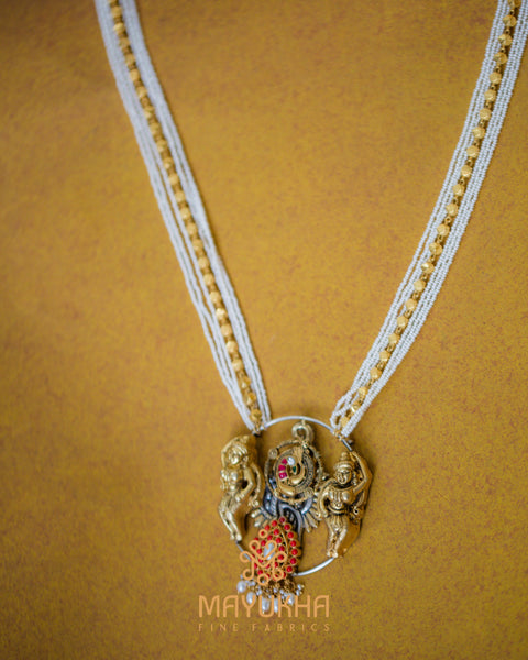 Designer Silver Necklace - 121 Grams Mayukhafabs