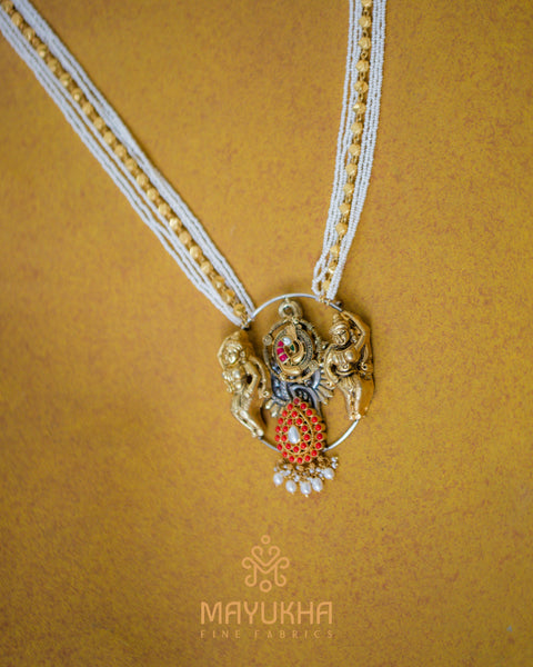 Designer Silver Necklace - 121 Grams Mayukhafabs