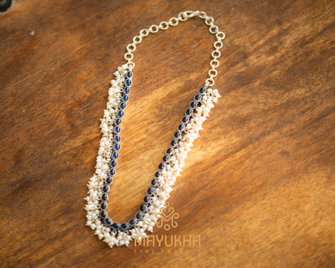 Designer Silver Necklace - 44 Grams Mayukhafabs