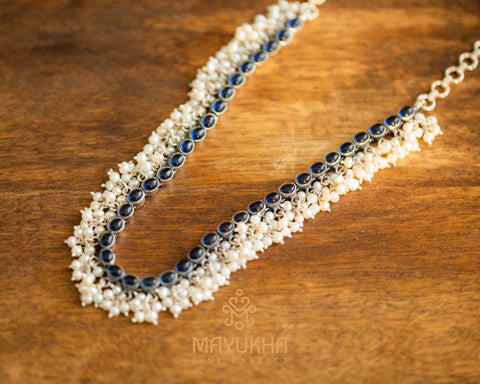 Designer Silver Necklace - 44 Grams Mayukhafabs