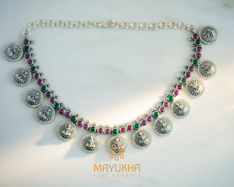 Designer Silver Necklace - 57 Grams Mayukhafabs