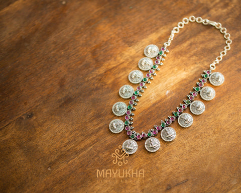Designer Silver Necklace - 57 Grams Mayukhafabs
