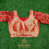 Paithini Banarsi Orange Color Readymade Blouse